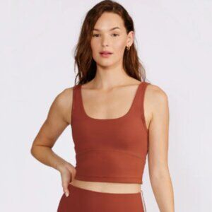 NEW Cream Yoga Ali Bra Tank in Rust